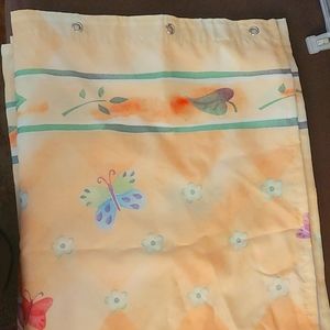 Butterfly shower curtains